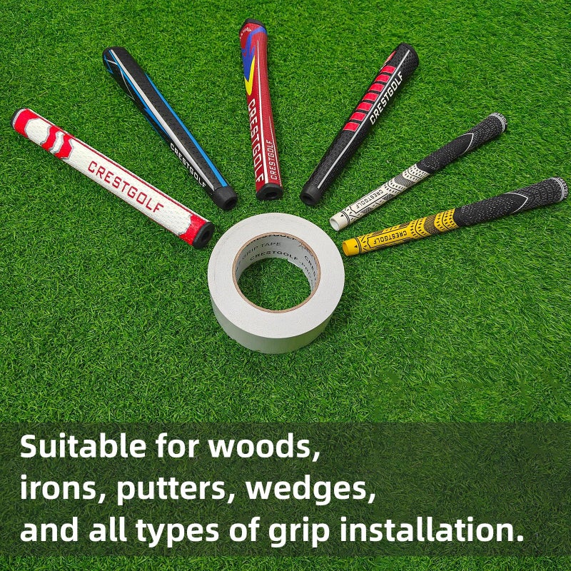 Crestgolf Golf Grip Tape Roll 2â€œ X50 Yardsâ€”Solvent Activated Double Sided Adhesive Grip Tape Rolls for Regripping Golf Clubsâ€”Strong Adhesiveness Double Sided Tape - Image 5